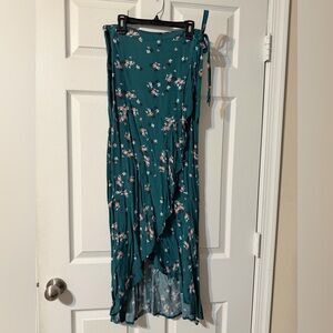 Express Floral Green Dress